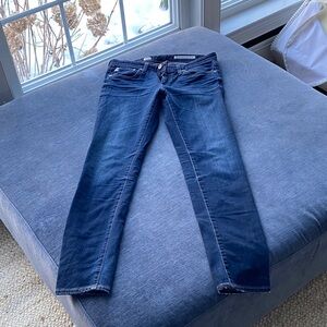Ag Adriano Goldschmied Dark Blue Skinny Jeans